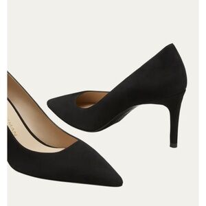 Stuart Weitzman Pinot black suede pumps